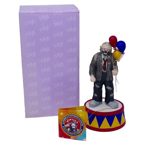 San Francisco Music Box Co Emmett Kelly Jr Flambro My Favorite Things Figure - Picture 1 of 12
